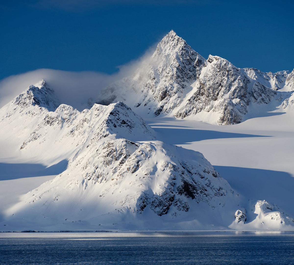 Svalbards vinterlandskap